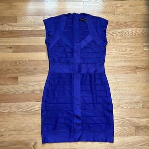 French Connection purple bandage dress size 10